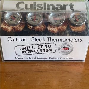 Outdoor steak thermometers